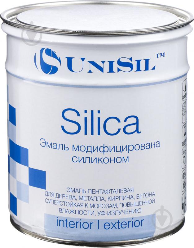 Емаль UniSil пентафталева Silica синій глянець 0,7 л 0,9 кг - фото 1