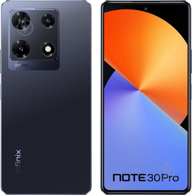 Смартфон Infinix NOTE 30 Pro 8/256GB magic black (X678B) - фото 1 Смартфон Infinix NOTE 30 Pro 8/256GB magic black (X678B) - фото 1