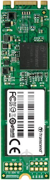 SSD-накопичувач Transcend 256GB M.2 SATA III MLC (TS256GMTS800S) - фото 1