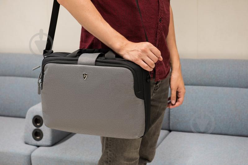 Сумка для ноутбука 2E SUPREME 16" grey (2E-CBT9185GR) - фото 18