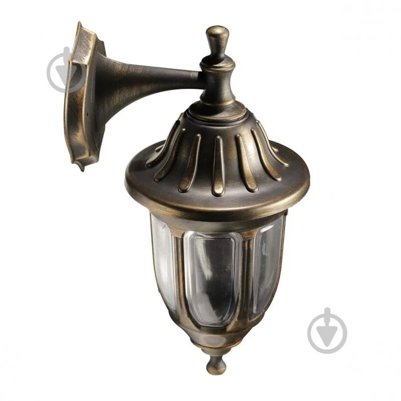 Світильник вуличний настінний Expert Light Кантрі GP E27 IP44 антична латунь GAR-1427-TEП - фото 2