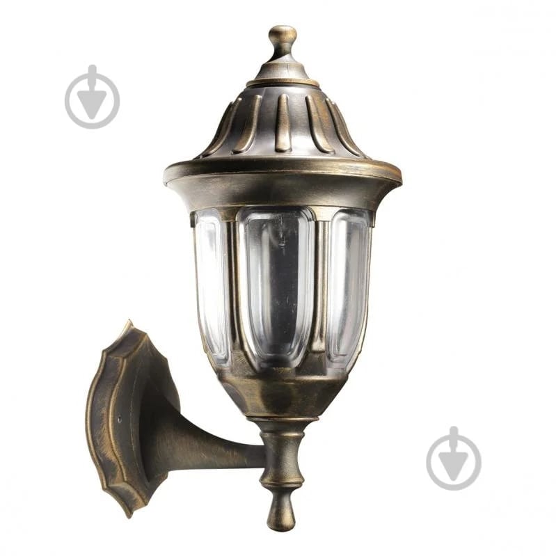 Світильник вуличний настінний Expert Light Кантрі GP E27 IP44 антична латунь GAR-1427-TEП - фото 3