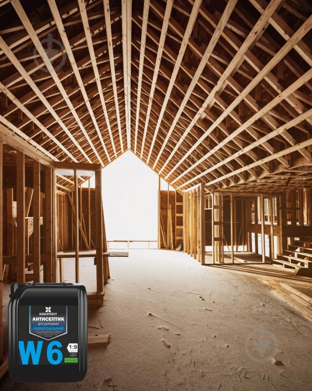 Антисептик Kompozit універсальний W6 (концентрат 1:9) зелений 5 л - фото 2 Антисептик Kompozit універсальний W6 (концентрат 1:9) зелений 5 л - фото 2