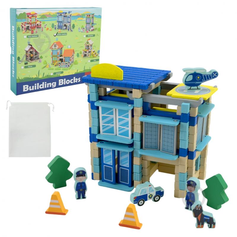 Конструктор дерев'яний Shantou Поліція C9435 - фото 1 Конструктор дерев'яний Shantou Поліція C9435 - фото 1