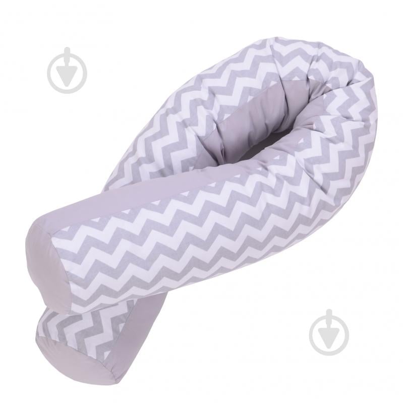 Подушка для годування Baby Veres Comfort 170x52 сірий - фото 1