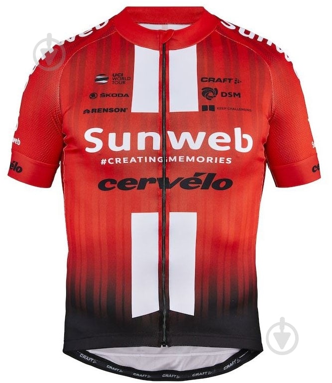 Футболка Craft Sunweb 1908208-426000 р.L червоний - фото 1