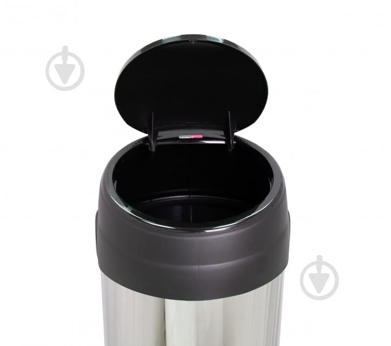 Ведро для мусора Eurogold металлическое с кнопкой для открывания 60 л нержавеющая сталь - фото 2 Ведро для мусора Eurogold металлическое с кнопкой для открывания 60 л нержавеющая сталь - фото 2