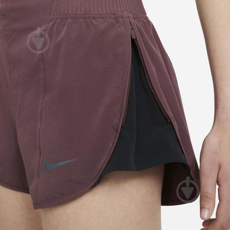 Шорти Nike W NK RUN DVN TEMPO LX SHORT DD5328-646 р. XL бордовий - фото 6