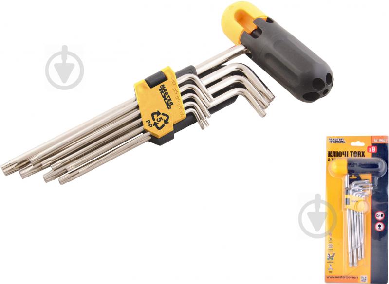 Набір ключів MasterTool TORX 75-0962 - фото 2