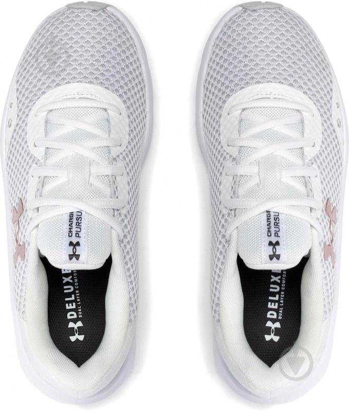 Кроссовки женские Under Armour CHARGED PURSUIT 3 VM 3025847-101 р.40 белые - фото 5