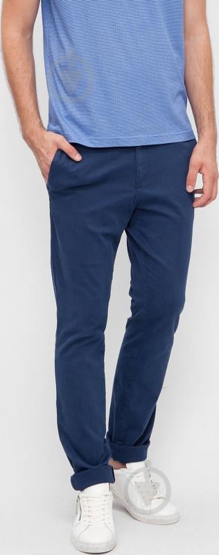 Штани Tommy Hilfiger BLEECKER CHINO STR DOBBY GMD MW0MW01071-416 33-34 синій - фото 2