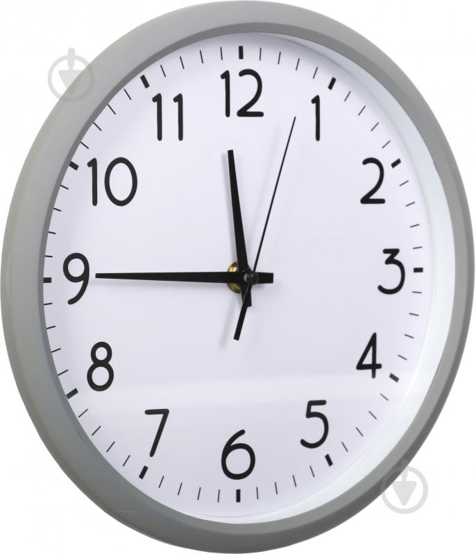 Часы настенные 10049A серый - фото 2