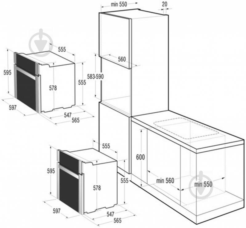 Духова шафа Gorenje BO 71 SY2B - фото 2