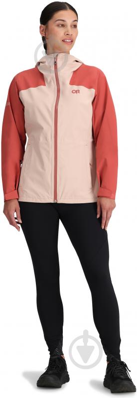 Куртка жіноча демісезонна Outdoor Research WOMEN'S STRATOBURST STRETCH RAIN JACKET 300894-2718 р.M рожева - фото 5