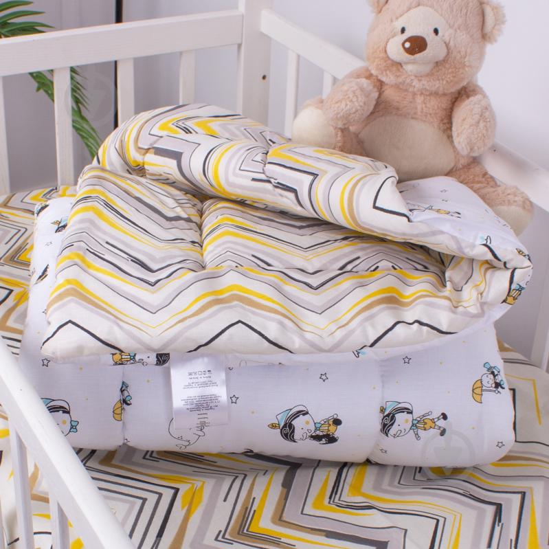 Одеяло антиаллергенное зима №3802 Kids Time 18-0003 Pinokio (EcoSilk) 110x140 см MirSon с принтом - фото 3