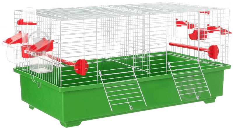 Клетка Лорі Дуэт-мини цинк 56x30x29 см - фото 3