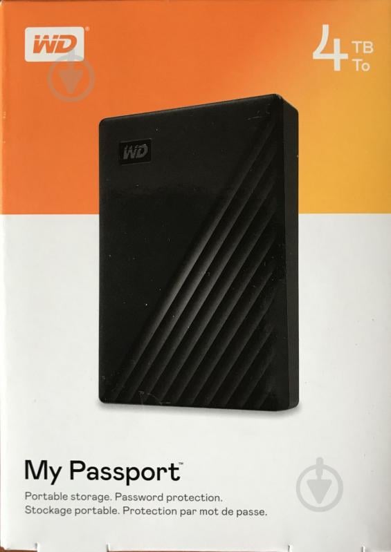 Зовнішній жорсткий диск Western Digital My Passport 4 ТБ 2,5" USB 3.0USB 2.0 (WDBPKJ0040BBK-WESN) black - фото 12