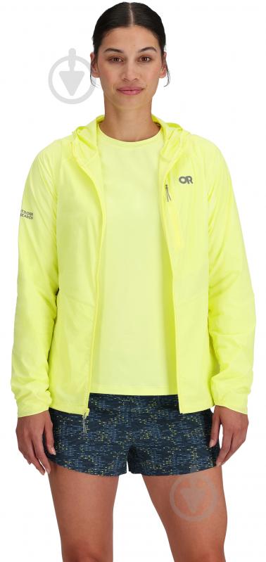 Куртка жіноча демісезонна Outdoor Research WOMEN'S SHADOW WIND HOODIE 300900-2641 р.S жовта - фото 4