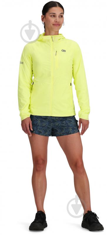 Куртка жіноча демісезонна Outdoor Research WOMEN'S SHADOW WIND HOODIE 300900-2641 р.S жовта - фото 5