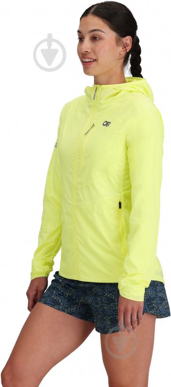 Куртка жіноча демісезонна Outdoor Research WOMEN'S SHADOW WIND HOODIE 300900-2641 р.M жовта - фото 3