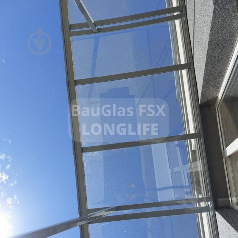 Полікарбонат монолітний BauGlas FSX LONGLIFE 2УФ антивандальний 3 мм 3050x2050 мм прозорий - фото 10