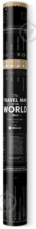 Скретч-карта Travel Map Black World 1DEA.me - фото 4