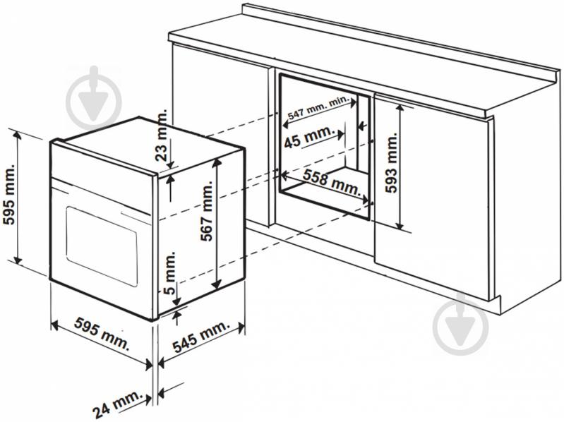 Духова шафа Hotpoint FH 51 (WH)/HA S - фото 2