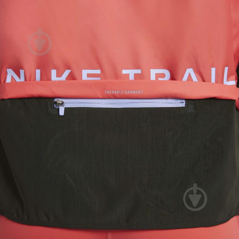 Вітрівка жіноча весняна Nike W NK SF TRAIL JKT DC8041-814 р.M бежева із рожевим - фото 9