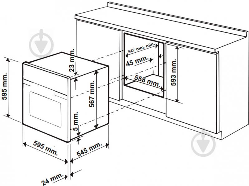 Духовой шкаф Hotpoint FH 538 0 (BK)/HA S - фото 2