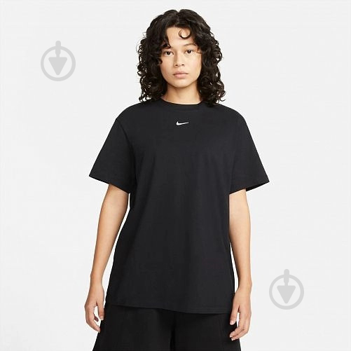 Футболка Nike W NSW ESSNTL TEE BF LBR DN5697-010 р.L черный - фото 1