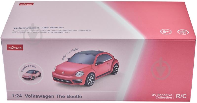 Автомобіль на р/к Rastar Volkswagen Beetle UV Sesitive Collection 1:24 454.00.48 - фото 8