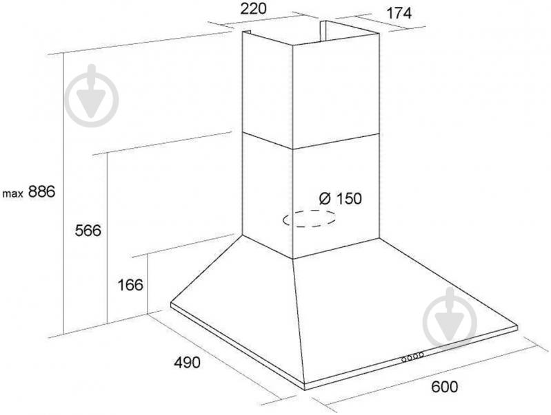 Витяжка Pyramida TK 60 INOX - фото 7