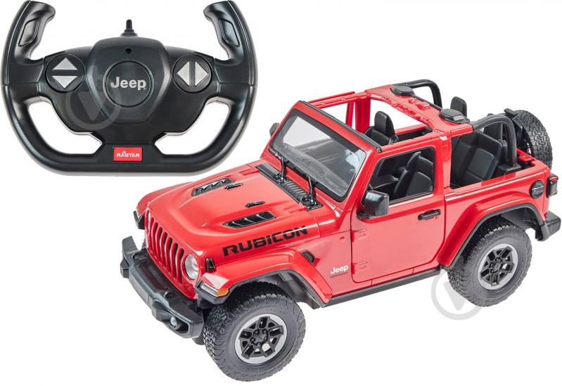 Автомобиль на р/у Rastar JEEP Wrangler Rubicon красный 1:14 454.00.43 - фото 1