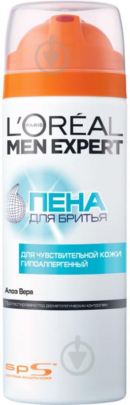 Піна для гоління L'Oreal Paris Men Expert для чутливої шкіри 200 мл - фото 1