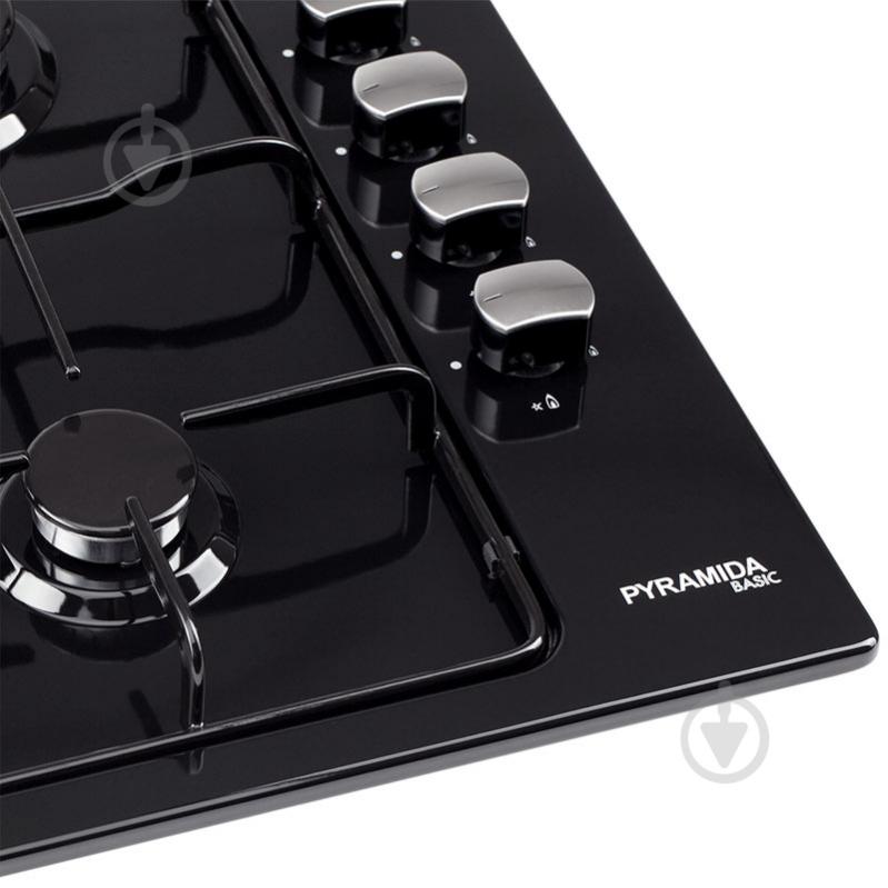 Варочная поверхность газовая Pyramida PSE 641 BLACK - фото 4