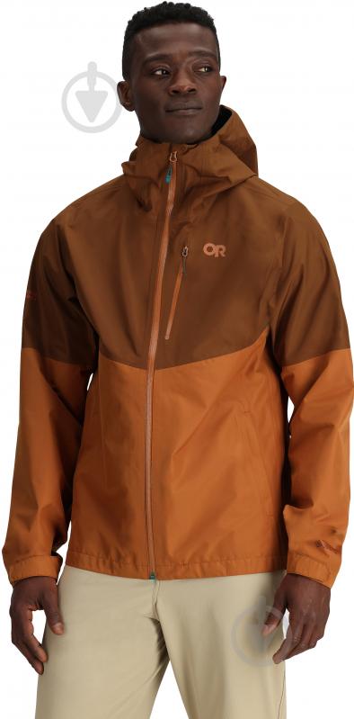 Куртка мужская демисезонная Outdoor Research MEN'S FORAY II JACKET 300886-2659 р.L оранжевая - фото 1