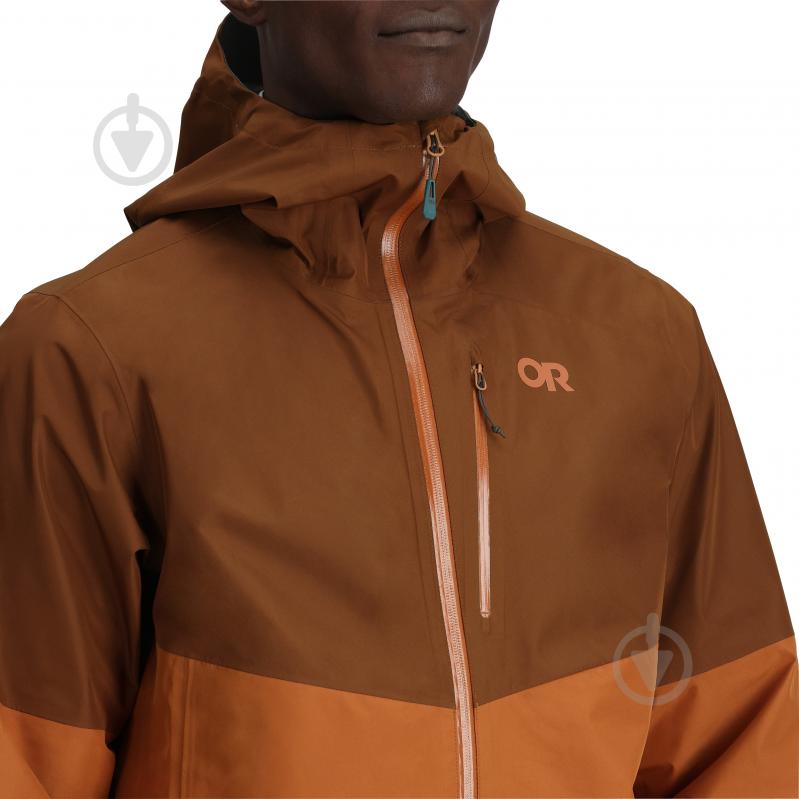 Куртка мужская демисезонная Outdoor Research MEN'S FORAY II JACKET 300886-2659 р.L оранжевая - фото 6