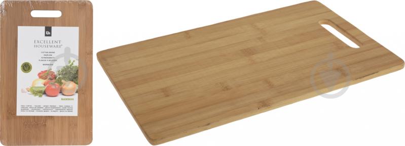 Доска кухонная универсальная 25X40 см бамбук Koopman - фото 1