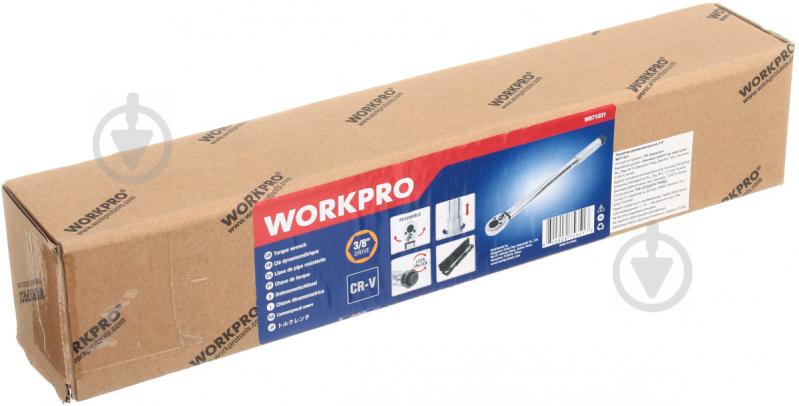 Ключ динамометричний WORKPRO 3/8" (без додаткових насадок) W071031 - фото 7