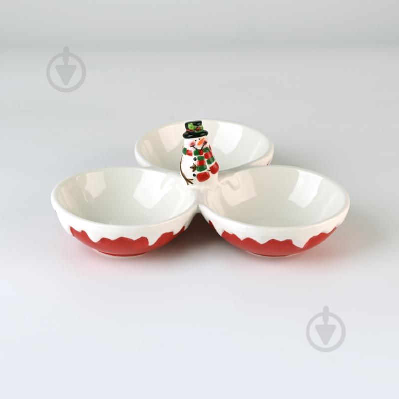 Менажница MVM Рождество 12х9х14,5 см KP-83 Red/White - фото 2 Менажница MVM Рождество 12х9х14,5 см KP-83 Red/White - фото 2