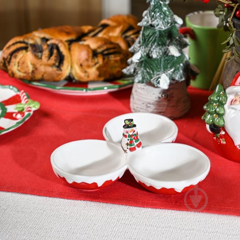 Менажница MVM Рождество 12х9х14,5 см KP-83 Red/White - фото 6 Менажница MVM Рождество 12х9х14,5 см KP-83 Red/White - фото 6