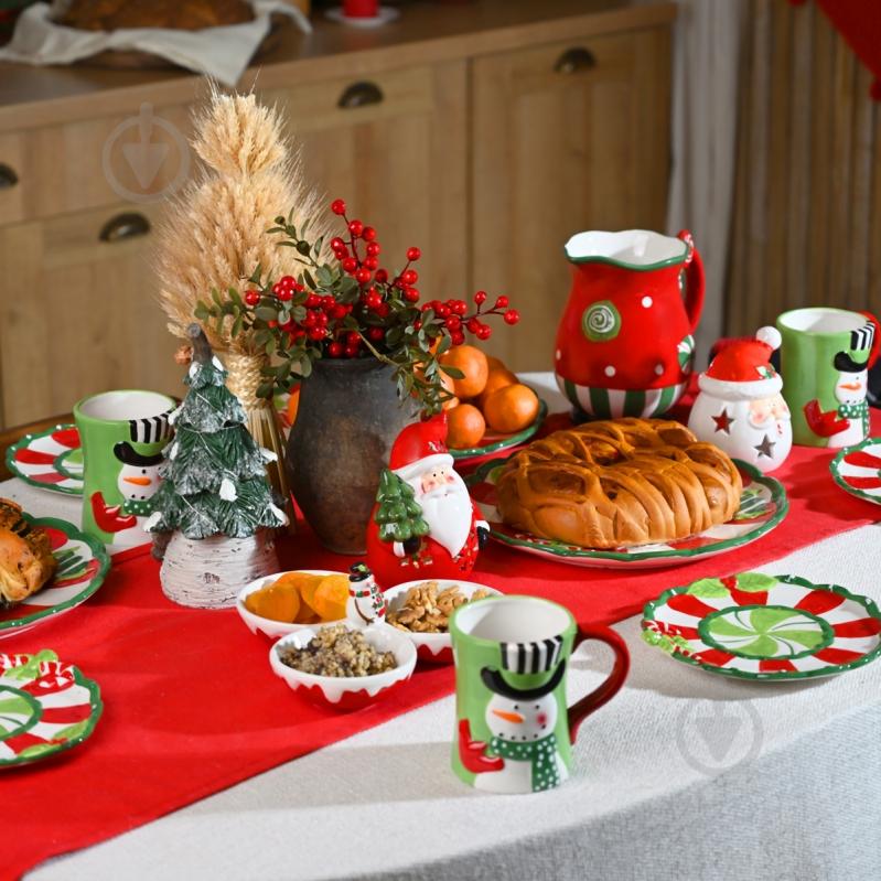 Менажница MVM Рождество 12х9х14,5 см KP-83 Red/White - фото 6