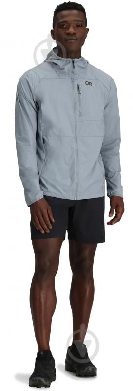 Куртка мужская демисезонная Outdoor Research MEN'S SHADOW WIND HOODIE 300899-0930 р.L серая - фото 5