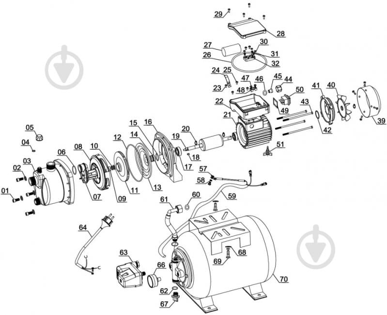 Насосная станция Einhell GC-WW 6538 4173193 - фото 6