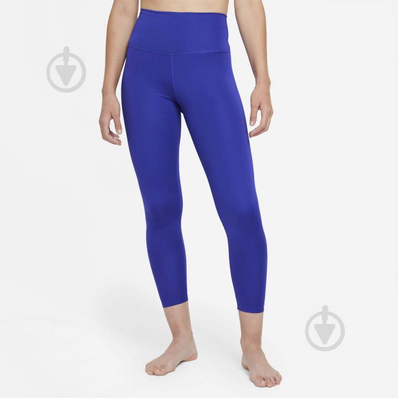 Лосины Nike YOGA 7/8 TIGHT CU5293-431 р.M синий - фото 1