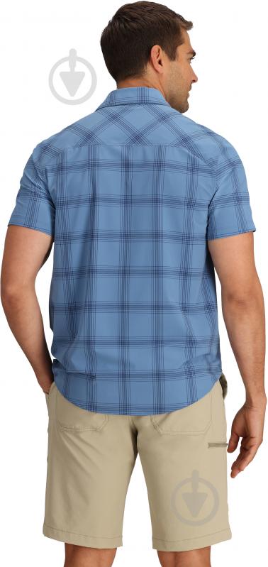 Рубашка Outdoor Research MEN'S ASTROMAN SHORT SLEEVE SUN SHIRT 282278-2707 р. M синий - фото 2