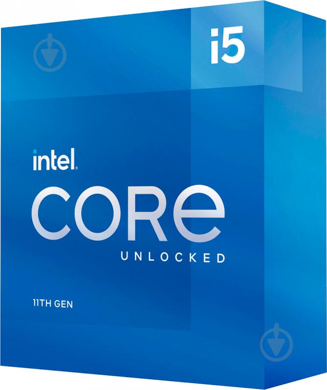 Процессор Intel Core i5-11600K 3,9 GHz Socket 1200 Box (BX8070811600K) - фото 1