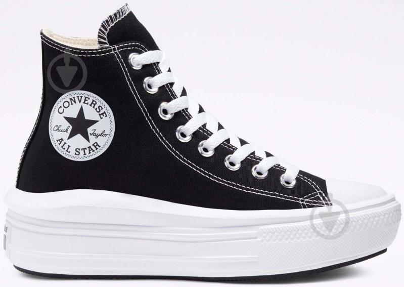 Кеди Converse CHUCK TAYLOR ALL STAR MOVE PLATFORM 568497C р.36 чорний - фото 1