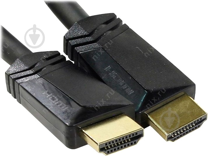 Кабель Hama HDMI High speed + Ethernet (AM/AM) 10 м чорний (00122108) High Speed, AM/AM - фото 2