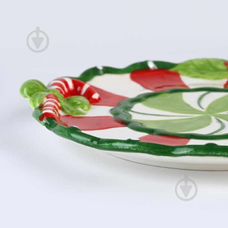 Тарелка сервировочная MVM Рождество 20,5 см KP-82 S Color - фото 4